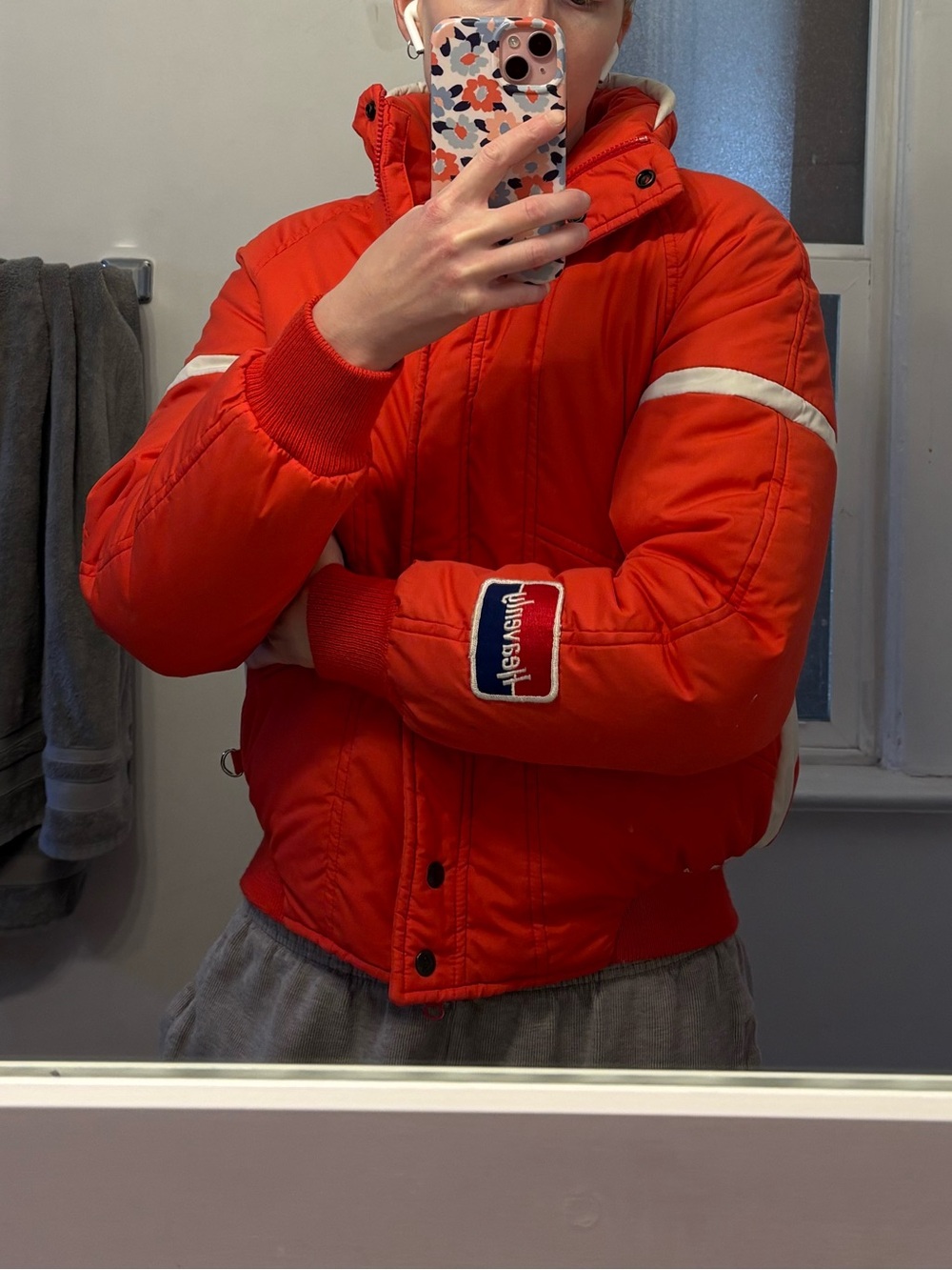 Vintage Obermeyer Heavenly Crop Ski Puffer